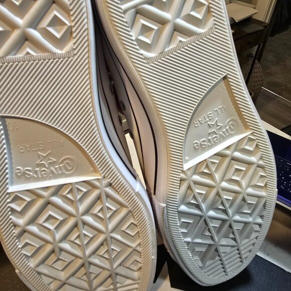 Converse Mens Ctas Lift Ox White Skateboarding Shoes Size 12 LEATHER 561680C - Picture 8 of 9